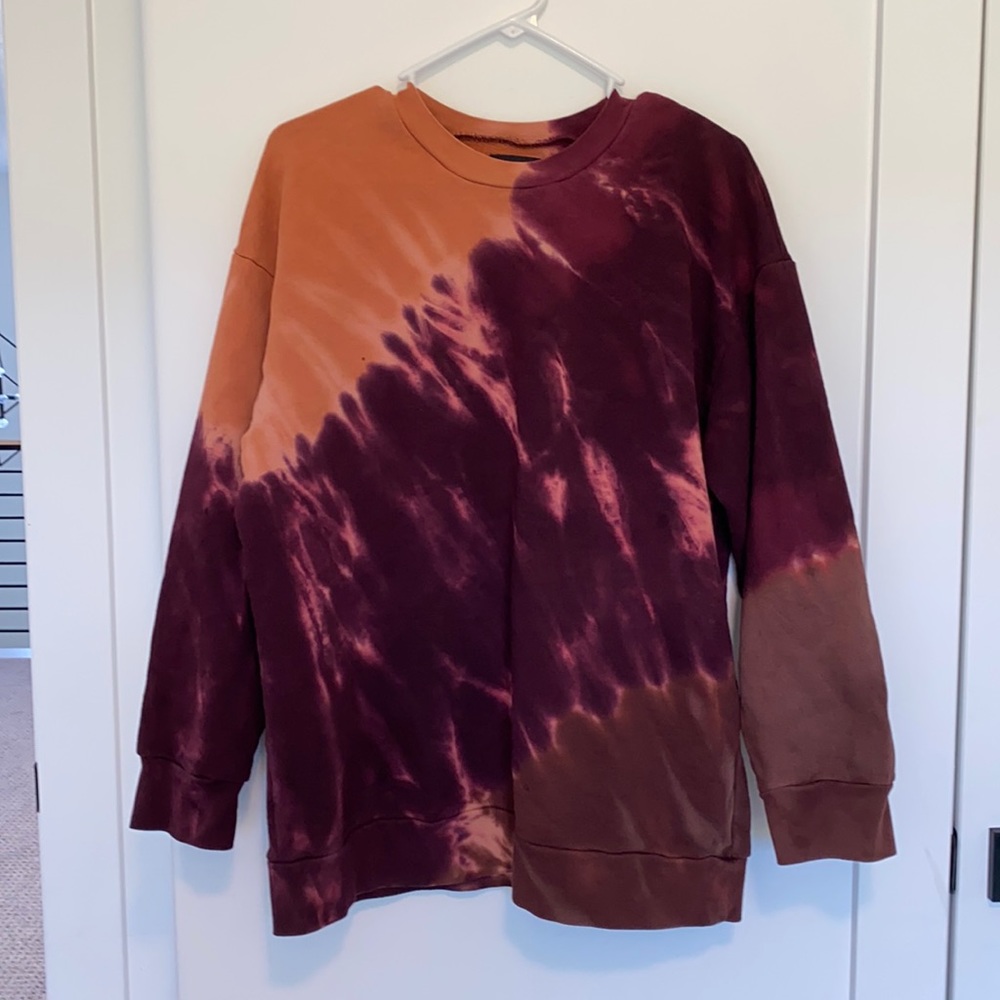 Zara Oversized Tie dye Sweatshirt